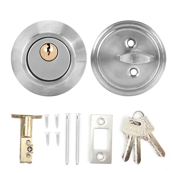 Silver Anti-Theft Bedroom Lock