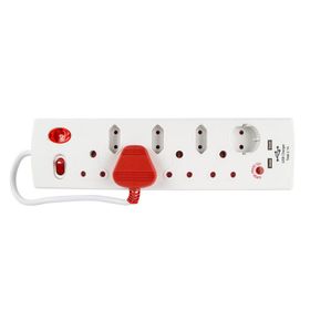 8 Way Multiplug - 2 USB | Buy Online in South Africa | takealot.com