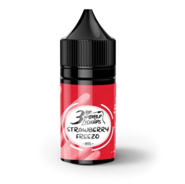 Vape Juice 3rd World Strawberry Freezo MTL12mg 30ml