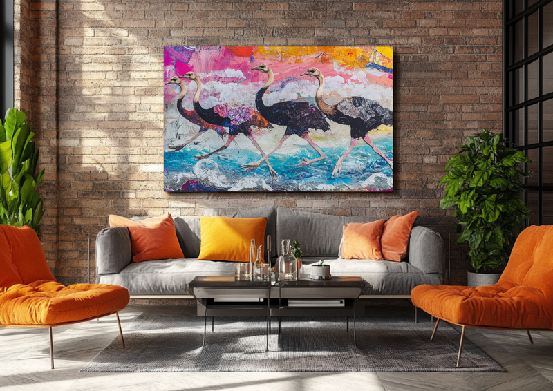 Canvas Wall Art - Flight of Freedom Abstract - HC0124