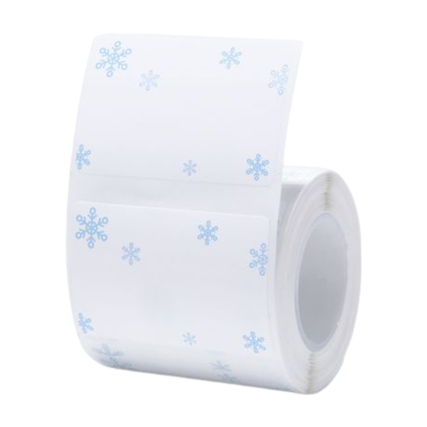 Niimbot-45x30mm - 230 Snow Blue Design Labels-For B1/B21/B3S Printers Only