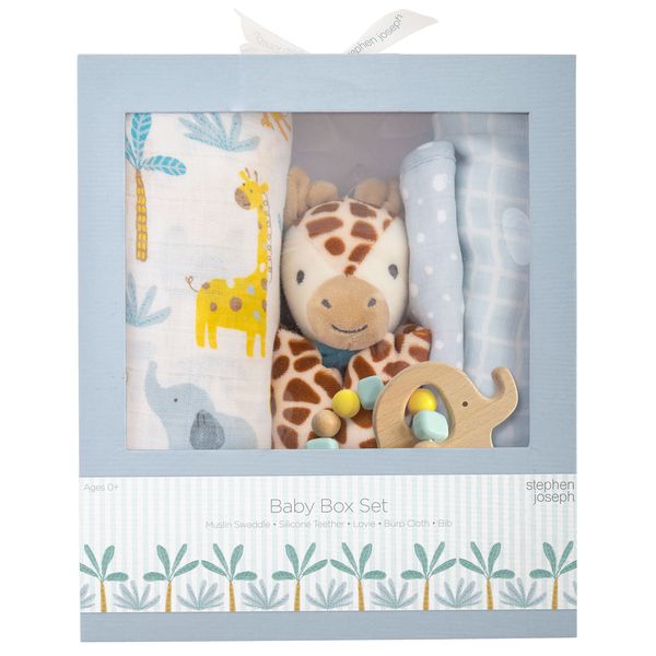 Stephen Joseph Baby Gift Box Set Zoo Animals