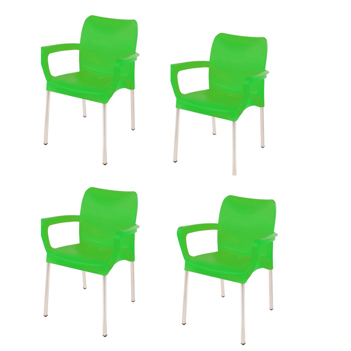 Set of 4 - Heavy Duty Bistro Chair - With Armrests | Shop Today. Get it ...