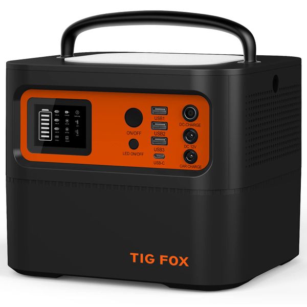 TigFox T500 | 540Wh Portable Lithium-Ion Power Station | SA Plugs