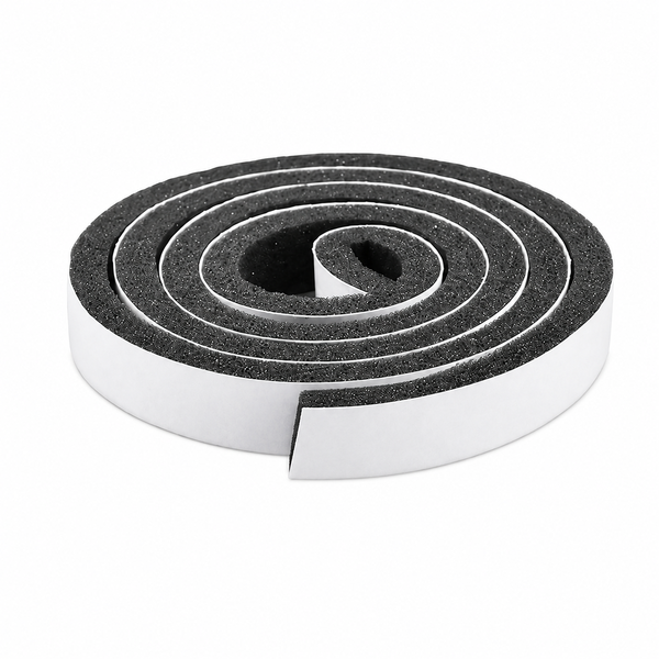 Self-Adhesive EVA Foam Weather Seal Strip 2m x 1.5cm