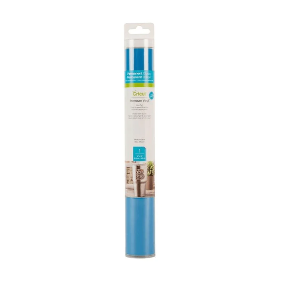 Cricut Premium Vinyl Permanent 30x122cm 1-sheet Medium Blue