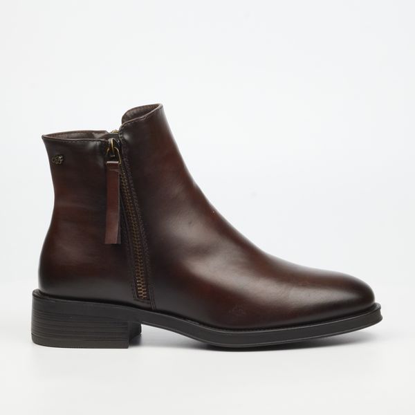 Miss Black Deer 1 Women Faux Leather Ankle Boots - Chocolate