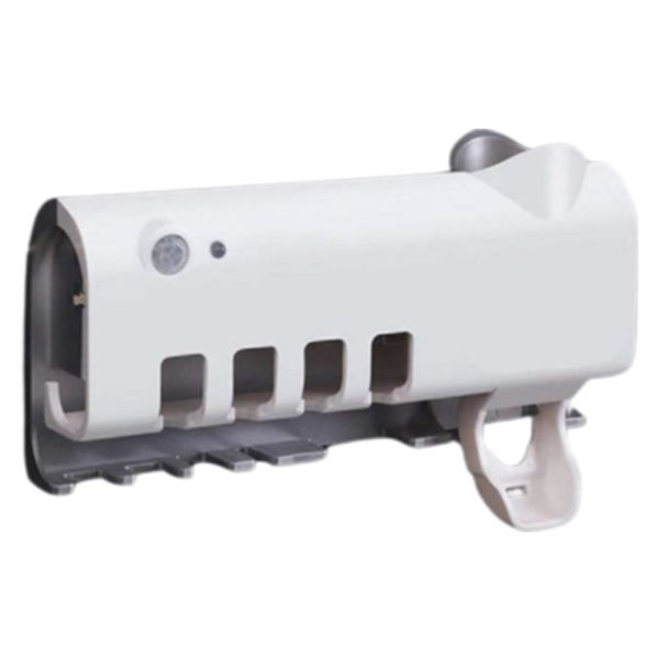 Toothbrush Disinfector And Dispenser With Phone Mount