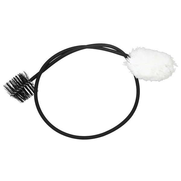 Saxophone Bent Neck Inner Cavity Double-Ended Nylon Cleaning Brush