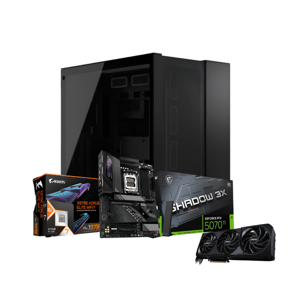 (RS PreBuilt) Liquid Cooled RTX 5070 Ti Ryzen 7 9800X3D 32GB/1TB W11P "Sin