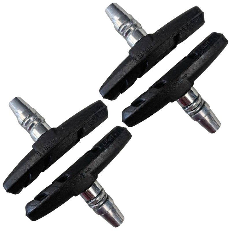 Fluir Bicycle V-Brake Pads Twin Pack Directional Water Dispersing