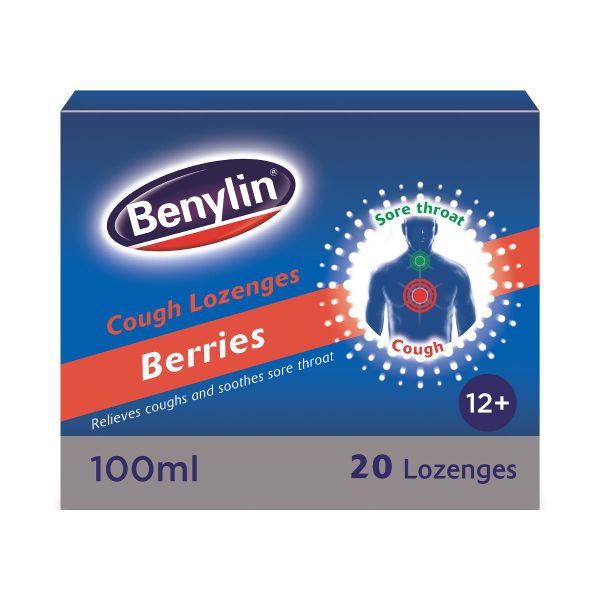 Benylin Cough Lozenges, Berries, 20 Lozenges