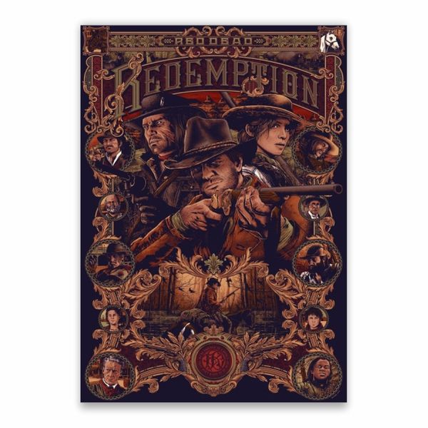 Red Dead Redemption Aesthetic Poster - A1