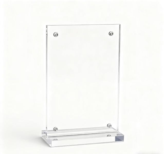 Acrylic Transparent A4 Display Stands 4Pcs