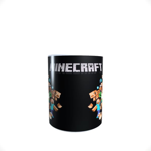 Minecraft - Characters Black Background - Coffee Mug
