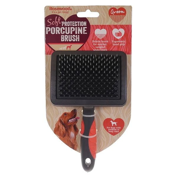 Rosewood - Porcupine Salon Brush For Dogs