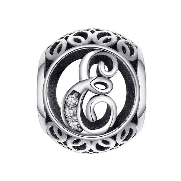 Vintage Letter E Charm