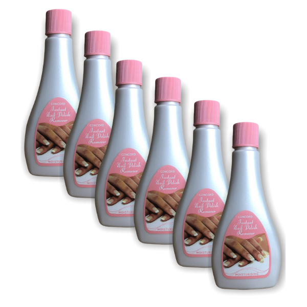 Instant Nail Polish Remover - Regular - 100ml - Pack of 6