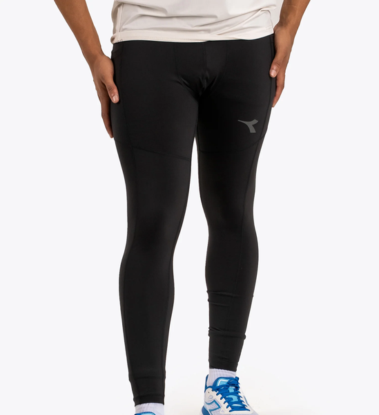 Diadora Lazzaro Men's Compression Pants - Black