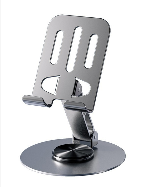 360 Rotatable Foldable Aluminum Phone &amp; Tablet Stand, Adjustable Lazy