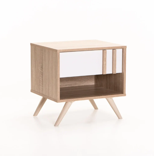 Novafurn Modena 1 Drawer Pedestal _Light Oak