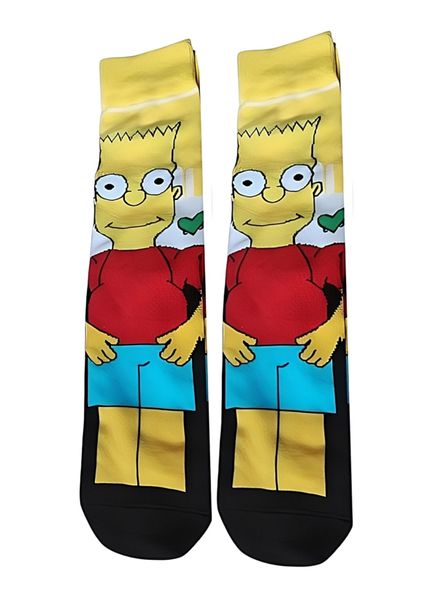 Retro Style Novelty Socks - Bart Simpson