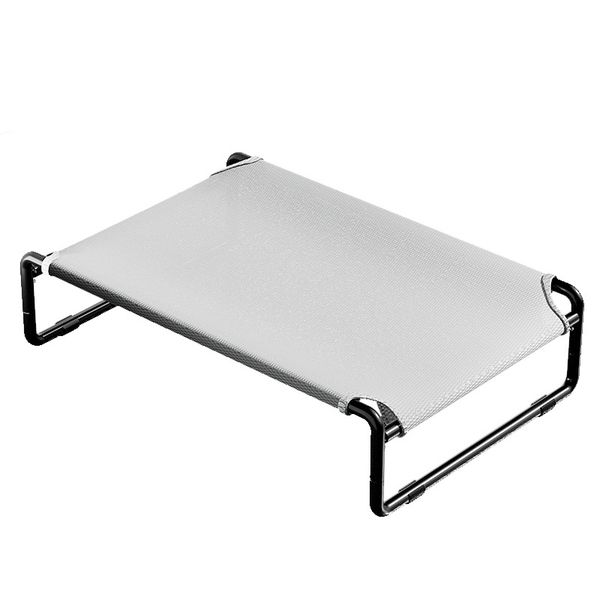 Moisture-Proof Base Bed with Armrests for Medium to Large Pet - Grey