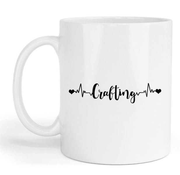 Crafting Heartbeat Christmas Birthday Gift Mug
