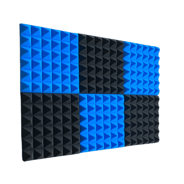 Pyramid Acoustic Foam Sound Panels - 30cm - 6 Pack
