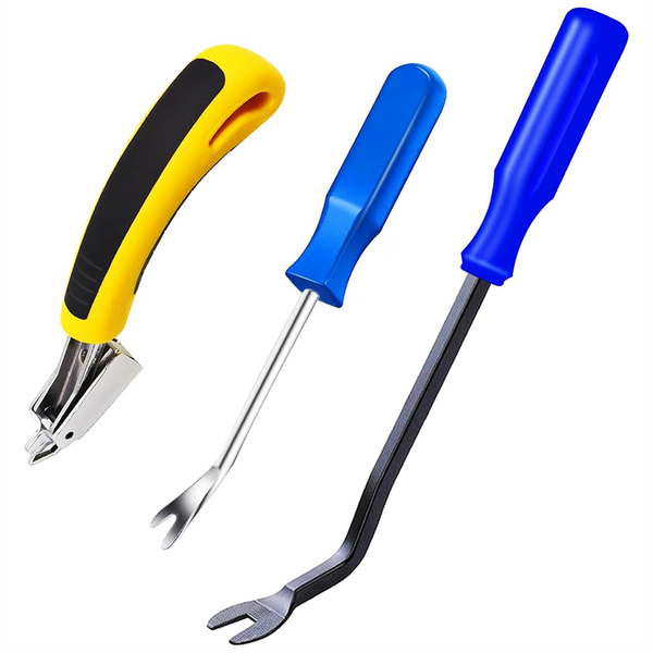 3Pcs Staple Remover With Handle Tack-Puller Tool Nail Puller B