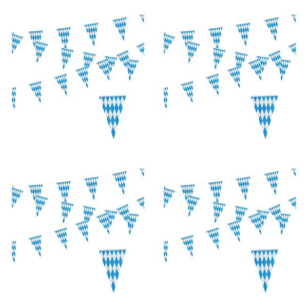 10M Bavarian Garland Oktoberfest Decor Bavaria Oktoberfest Pennant