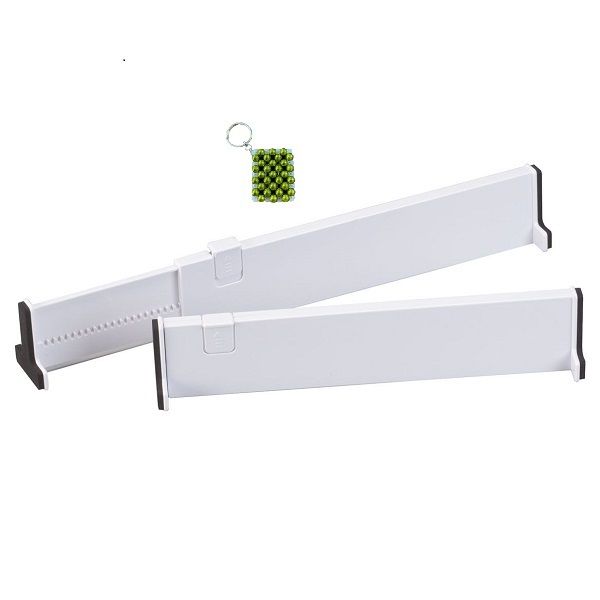 White Plastic Drawer Dividers And A Key Holder