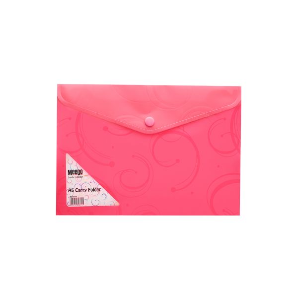 Meeco A5 Creative Colour Carry Folder - Pink