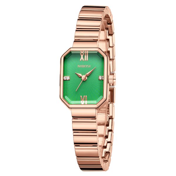 Women Stainless steel Leisure Watch Rectangular