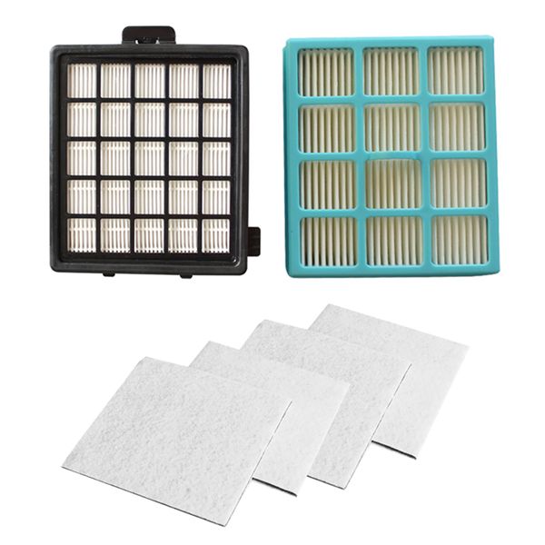 2Pcs Hepa Filter &amp; 4Pcs Motor Cotton for FC8134 FC8135 FC8136 FC8142 FC8146