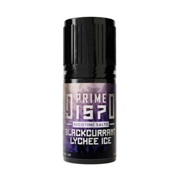 30ml Dispo Prime Salts Vape Juice - Blackcurrant Lychee Ice - 35mg