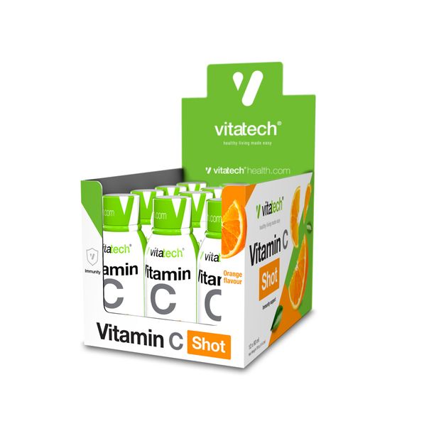 Vitatech Vitamin C Shot, Orange 12 x 60ml