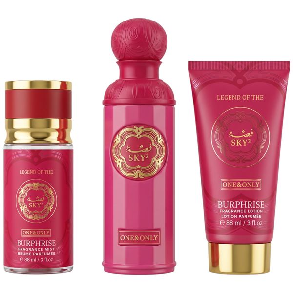 3 Pieces Burphrise One &amp; Only Eau de Parfum Fragranced Mist Body Lotion