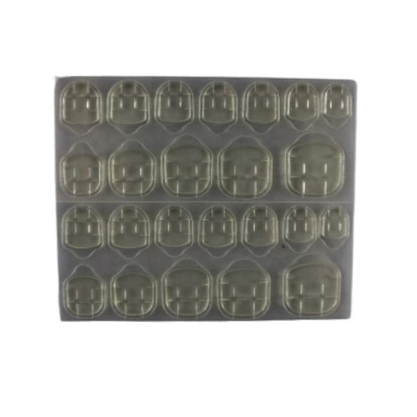 10 Sheets of Nail Glue Stickers - 20 Sticker Tabs Per Sheet