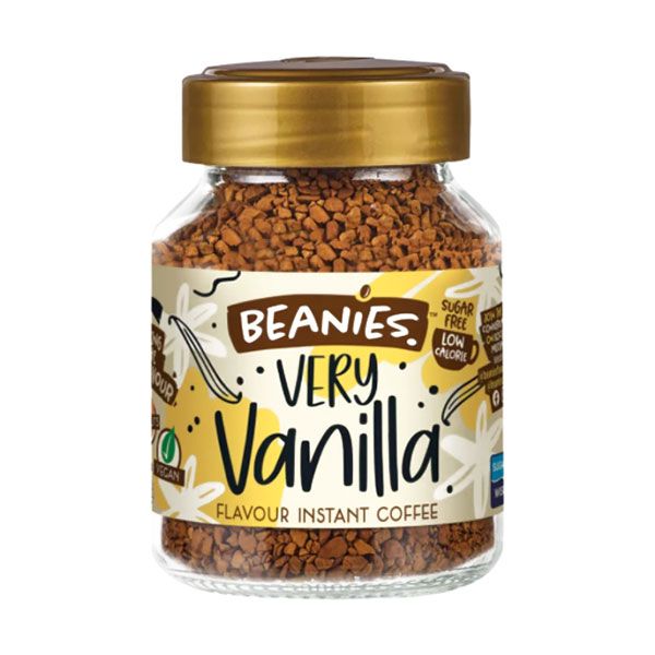 Beanies Instant Coffee Very Vanilla Glass Jar 50g