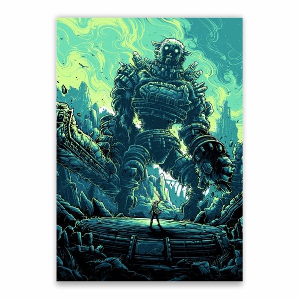 Giant Monster Video Game Poster - A1