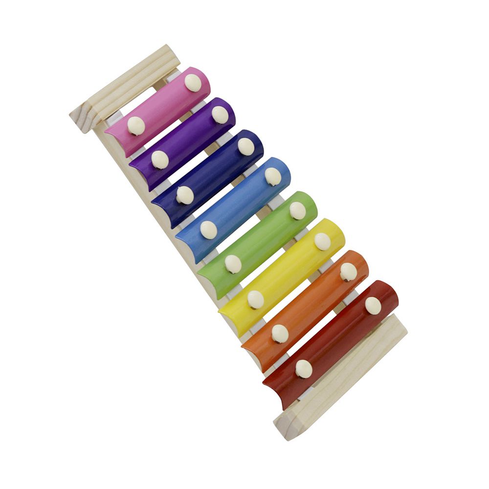 8-Note Xylophone, Colorful, w/ Mallets