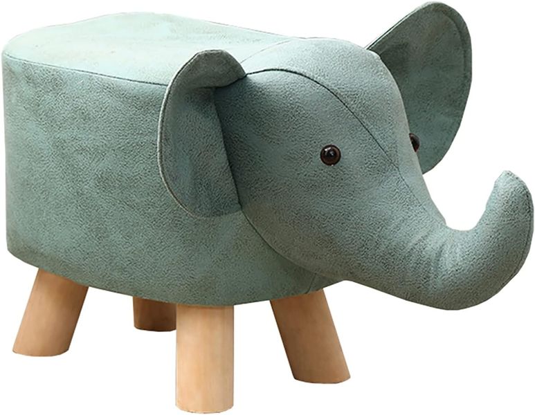 Elephant Bench Animal Footstool, Cute Animal Shaped Pouffes