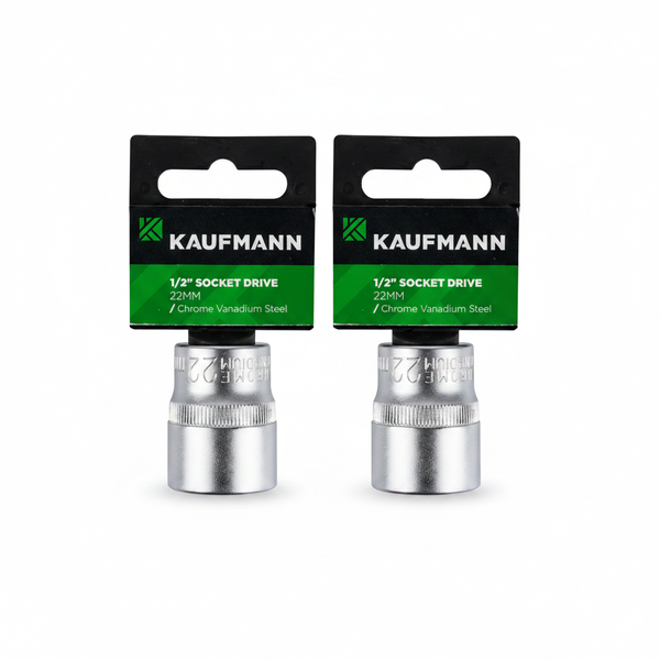 Kaufmann 12 mm Drive , 2 2mm Socket for Automotive Repairs - 2 Pack