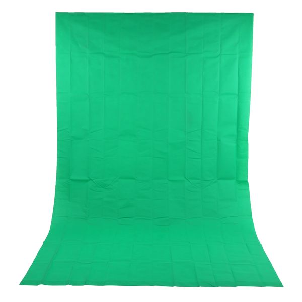 3x2.8m Green Double-Sided Cotton Backdrop
