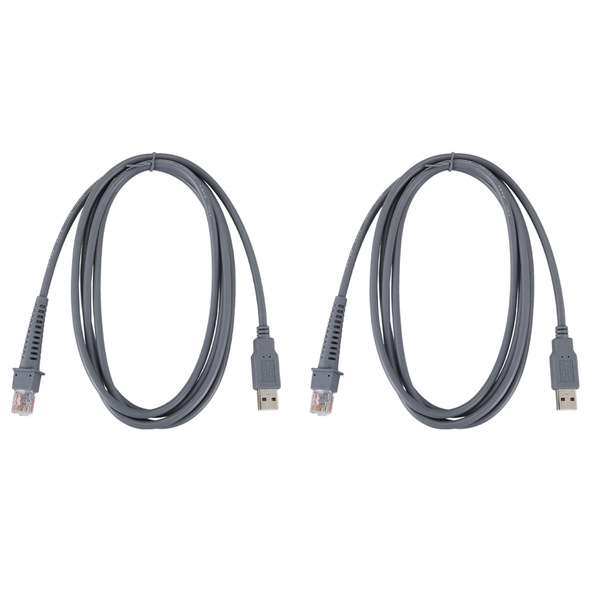 2Cable 7Ft 2M Compatible with Symbol Barcode Scanner Ls4278 Ls2208 2208Ap