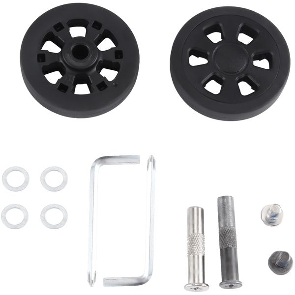 60X13Mm Set Of 2 Luggage Wheel Suitcase Replacement Wheels A