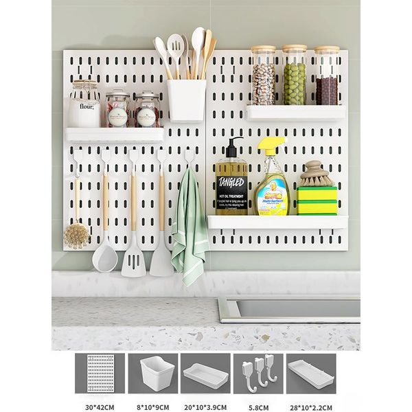 Pegboard Display Stand Desk Pegboard Panels Table Clip Pegboard Organizer