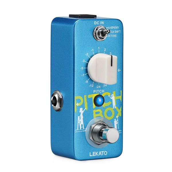 LEKATO Harmony Pitch Shifter Detune Guitar Effect Pedal True Bypass