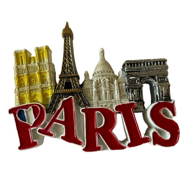 Paris Fridge Magnet Souvenir